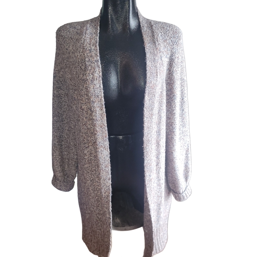 Reitmans Open-Front Mid-length Cardigan Sweater Size L